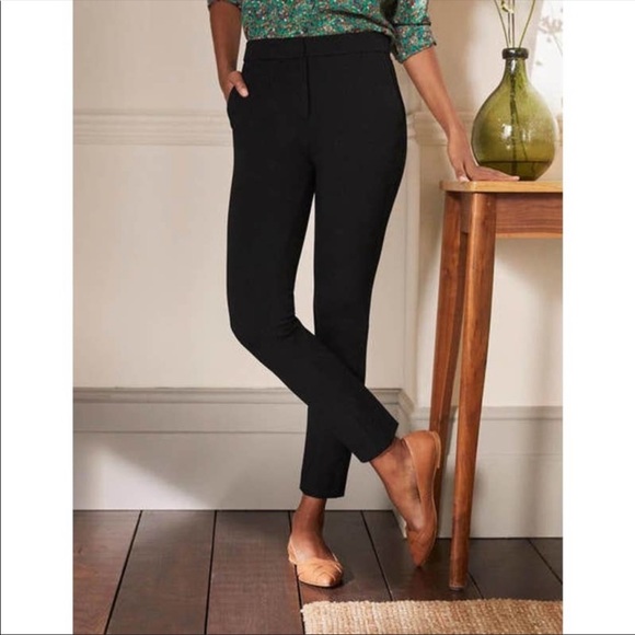 Boden Pants - Boden Hampshire Black Workwear 7/8 Ponte Pants 12